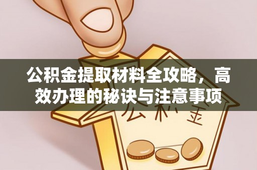 徐闻公积金提取材料全攻略，高效办理的秘诀与注意事项