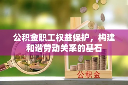 徐闻公积金职工权益保护，构建和谐劳动关系的基石