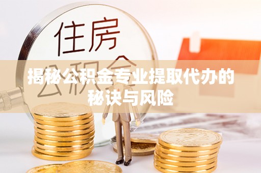 徐闻揭秘公积金专业提取代办的秘诀与风险