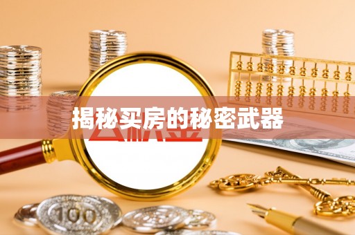 徐闻揭秘买房的秘密武器