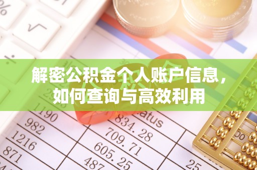 徐闻解密公积金个人账户信息，如何查询与高效利用