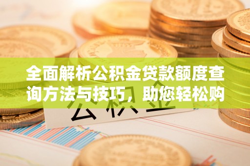 徐闻全面解析公积金贷款额度查询方法与技巧，助您轻松购房