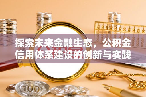 徐闻探索未来金融生态，公积金信用体系建设的创新与实践
