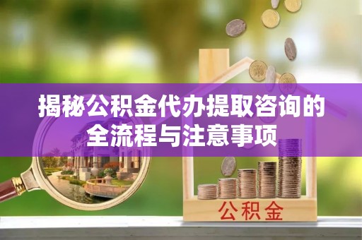 徐闻揭秘公积金代办提取咨询的全流程与注意事项