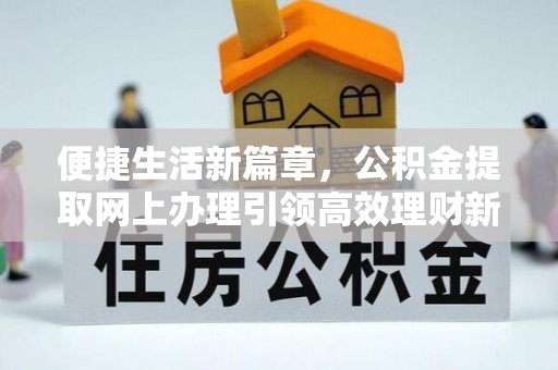 徐闻便捷生活新篇章，公积金提取网上办理引领高效理财新趋势