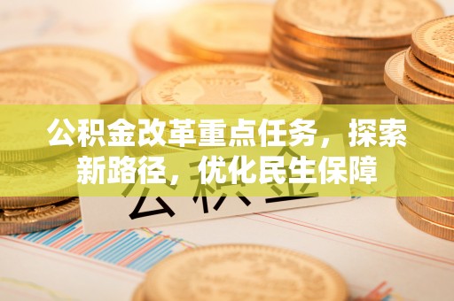 徐闻公积金改革重点任务，探索新路径，优化民生保障