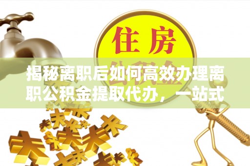 徐闻揭秘离职后如何高效办理离职公积金提取代办，一站式服务全解析