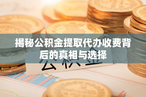 徐闻揭秘公积金提取代办收费背后的真相与选择