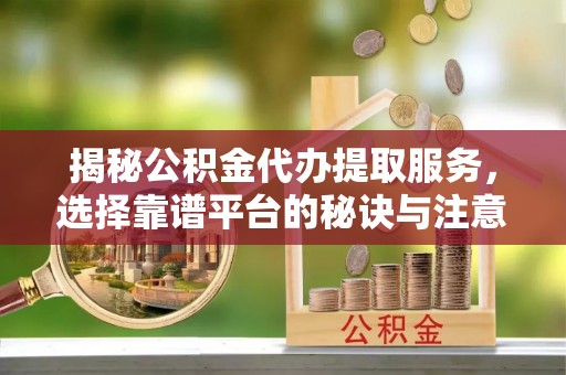徐闻揭秘公积金代办提取服务，选择靠谱平台的秘诀与注意事项