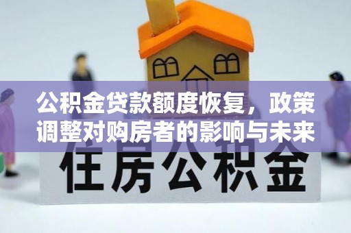 徐闻公积金贷款额度恢复，政策调整对购房者的影响与未来展望