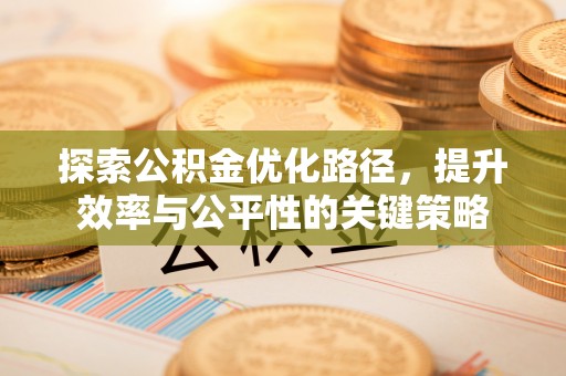 徐闻探索公积金优化路径，提升效率与公平性的关键策略