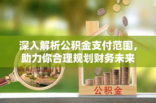 徐闻深入解析公积金支付范围，助力你合理规划财务未来