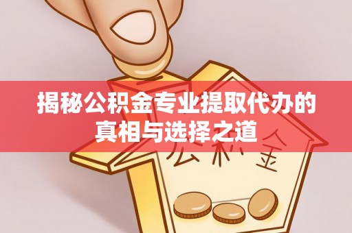 徐闻揭秘公积金专业提取代办的真相与选择之道