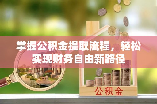 徐闻掌握公积金提取流程，轻松实现财务自由新路径