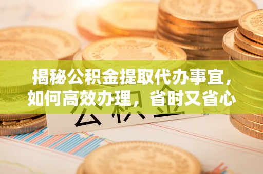 徐闻揭秘公积金提取代办事宜，如何高效办理，省时又省心？