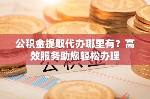 徐闻公积金提取代办哪里有？高效服务助您轻松办理