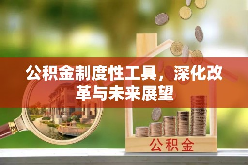 徐闻公积金制度性工具，深化改革与未来展望