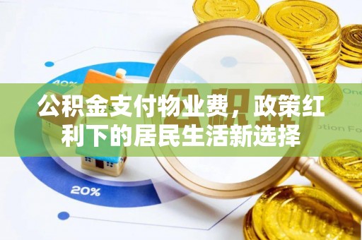 徐闻公积金支付物业费，政策红利下的居民生活新选择