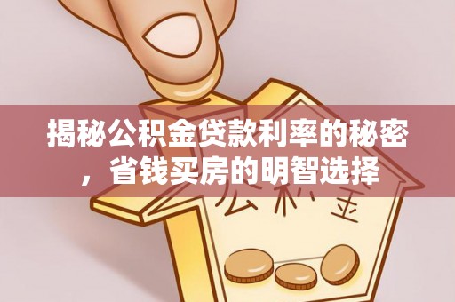 徐闻揭秘公积金贷款利率的秘密，省钱买房的明智选择