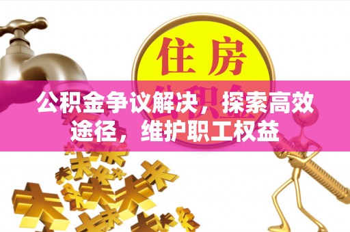 徐闻公积金争议解决，探索高效途径，维护职工权益