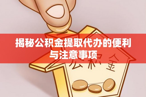 徐闻揭秘公积金提取代办的便利与注意事项