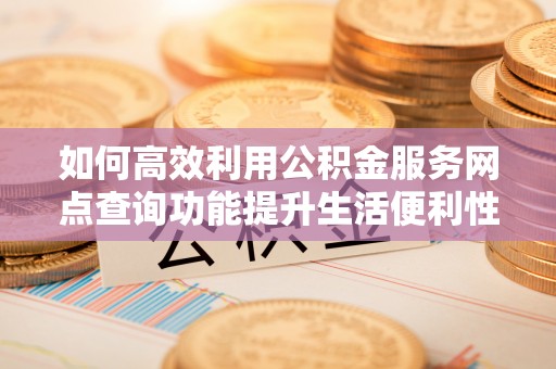 徐闻如何高效利用公积金服务网点查询功能提升生活便利性