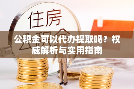 徐闻公积金可以代办提取吗？权威解析与实用指南