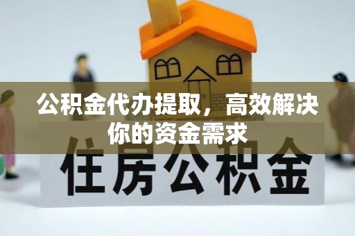 徐闻公积金代办提取，高效解决你的资金需求