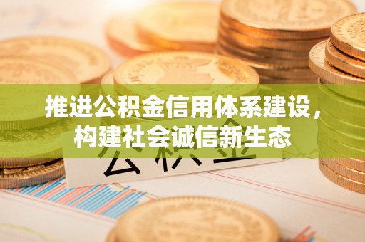 徐闻推进公积金信用体系建设，构建社会诚信新生态