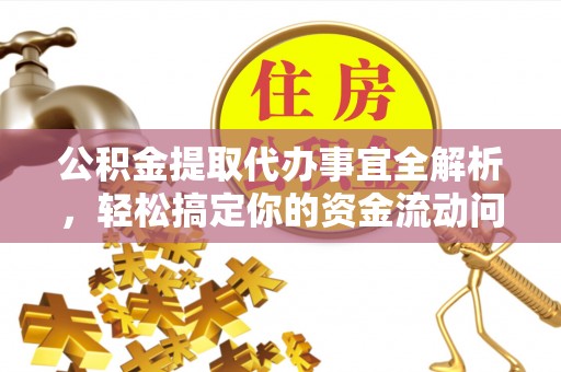 徐闻公积金提取代办事宜全解析，轻松搞定你的资金流动问题