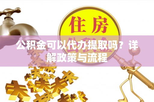 徐闻公积金可以代办提取吗？详解政策与流程
