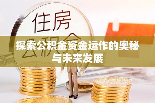 徐闻探索公积金资金运作的奥秘与未来发展