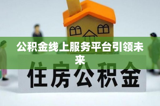 徐闻公积金线上服务平台引领未来