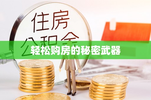 徐闻轻松购房的秘密武器