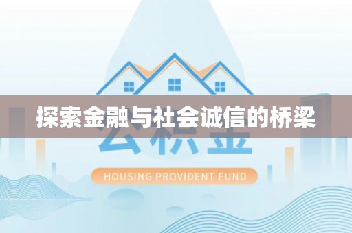 徐闻探索金融与社会诚信的桥梁