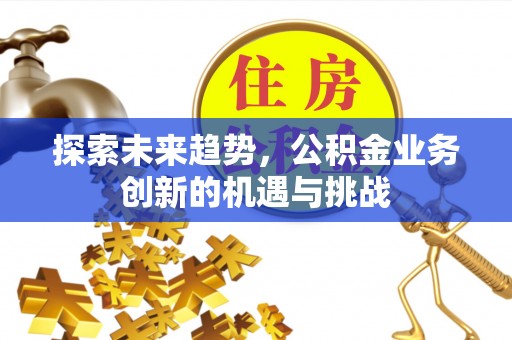 徐闻探索未来趋势，公积金业务创新的机遇与挑战