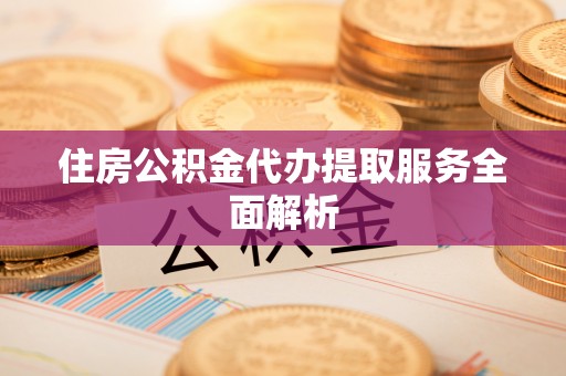 徐闻住房公积金代办提取服务全面解析
